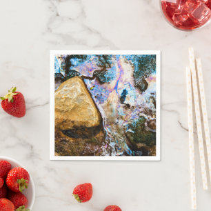 Serviette En Papier Nature abstraite nappes d'eau douce
