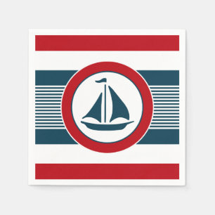 Serviette En Papier Nautical design