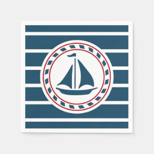 Serviette En Papier Nautical design