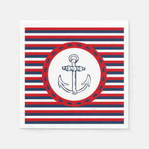 Serviette En Papier Nautical design