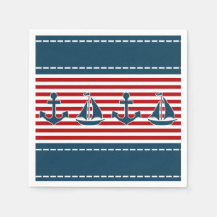 Serviette En Papier Nautical design