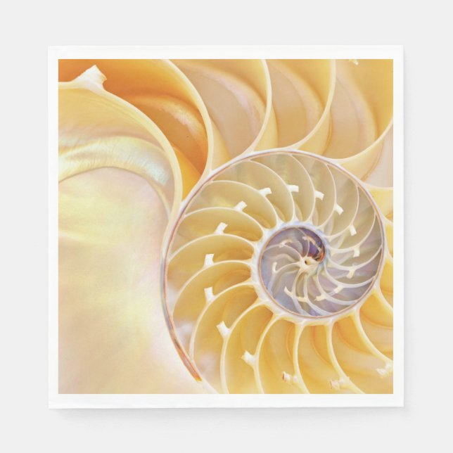Serviette En Papier Nautilus Papier Napkin (Devant)