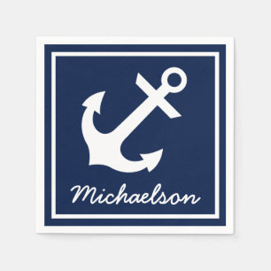 Serviette En Papier Nautique