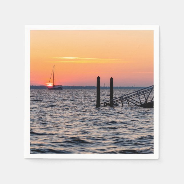 Serviette En Papier Navarre Floride Santa Rosa Sunrise (Devant)