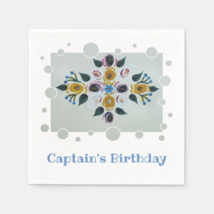 SERVIETTE EN PAPIER NAVIRES