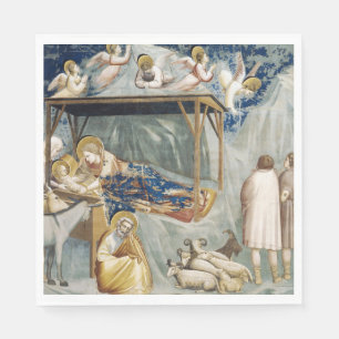 Serviette En Papier Navitité (Naissance de Jésus-Christ) (par Giotto)