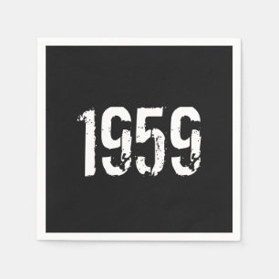 Serviette En Papier Né en 1959