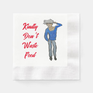 Serviette En Papier Ne gaspillez pas de nourriture : fêtes de mariage