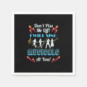 Serviette En Papier Ne Me Fous Pas De La Musique