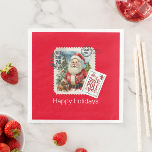 Serviette En Papier Ne pas ouvrir jusqu'à Noël Papier