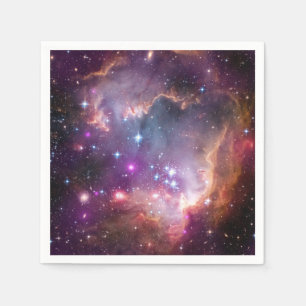 Serviette En Papier Nebulae violette de l'espace extra-atmosphérique g