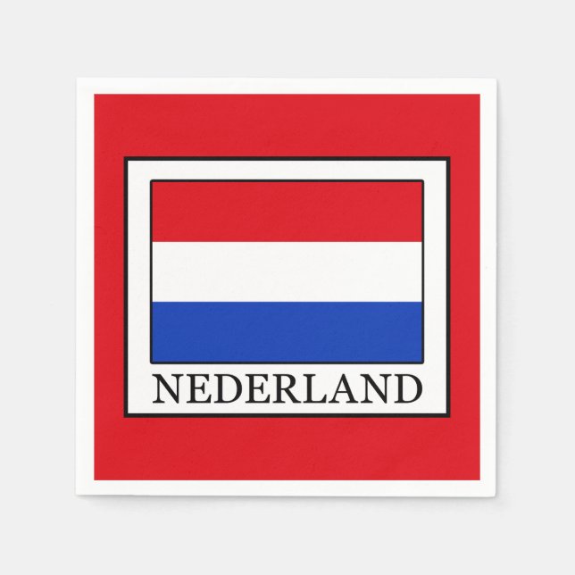 Serviette En Papier Nederland (Devant)