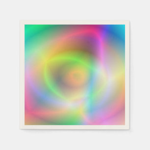 Serviette En Papier Neon Fun