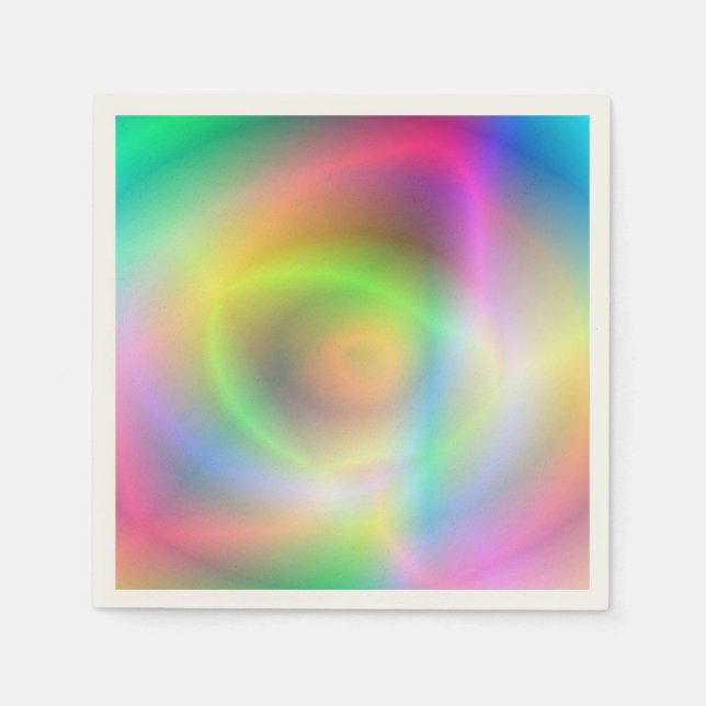 Serviette En Papier Neon Fun (Devant)