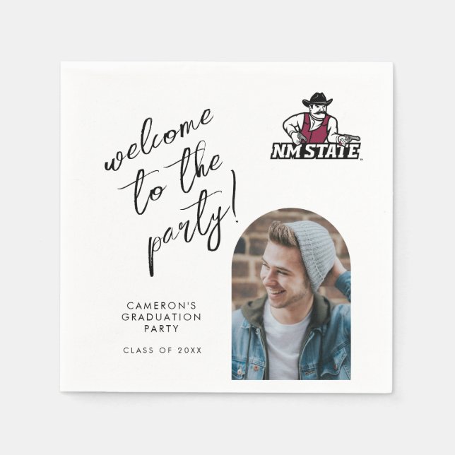 Serviette En Papier New Mexico State University Graduation (Devant)