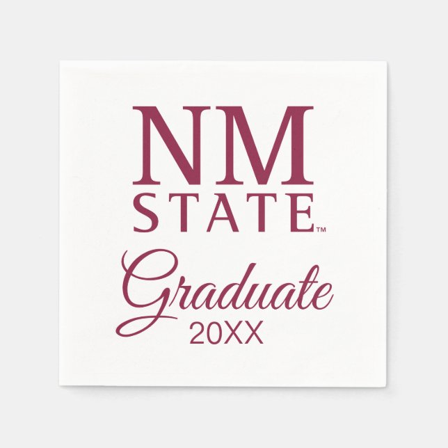 Serviette En Papier New Mexico State University Graduation (Devant)