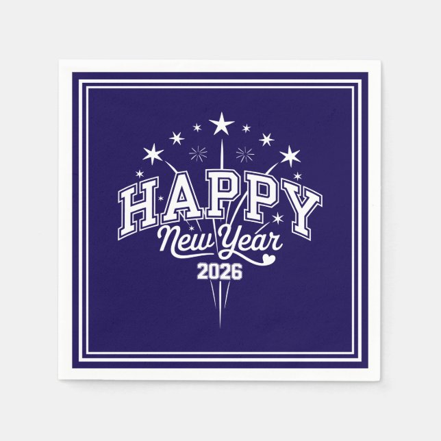 Serviette En Papier New Year (Devant)