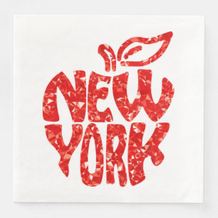 SERVIETTE EN PAPIER NEW YORK