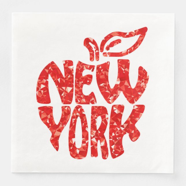 SERVIETTE EN PAPIER NEW YORK (Devant)