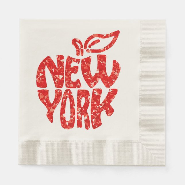 SERVIETTE EN PAPIER NEW YORK (Devant)