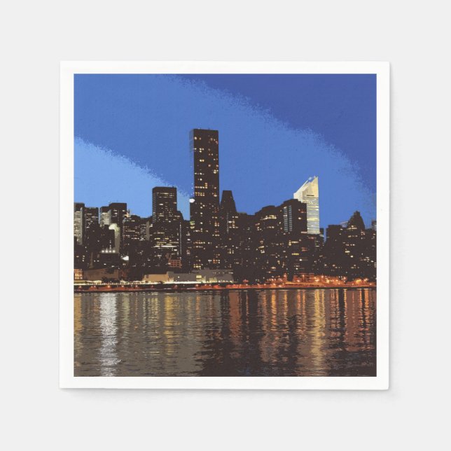 Serviette En Papier New York 001 (Devant)
