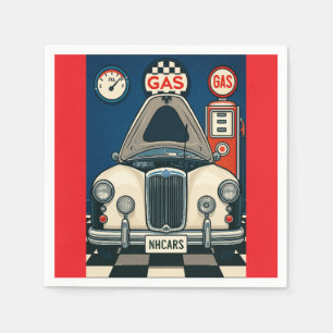 Serviette En Papier NH Antique voiture illustration serviettes