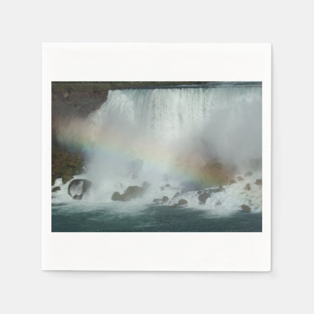 Serviette En Papier Niagara Falls, côté américain (Devant)