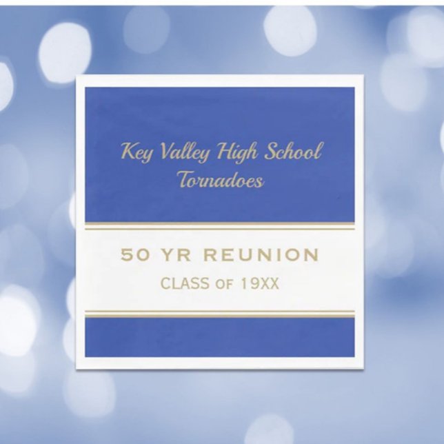 Serviette En Papier N'importe quelle année Classe personnalisée Réunio (Créateur téléchargé)