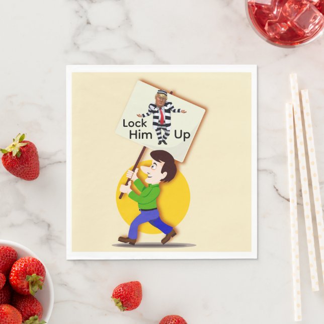 Serviette En Papier No Kings Paper Napkin (En situation)