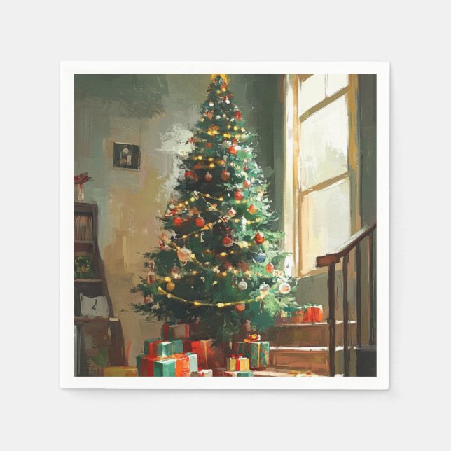 Serviette En Papier noël (Devant)