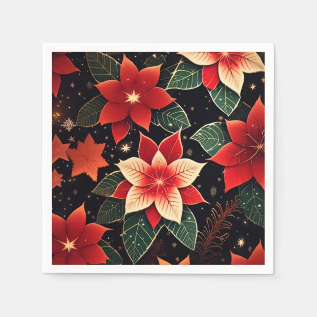 Serviette En Papier Noël (Devant)