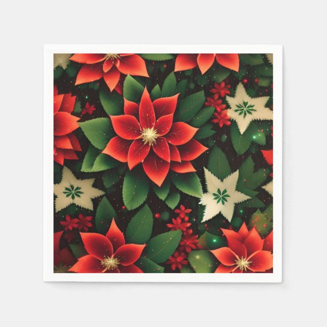 Serviette En Papier Noël (Devant)