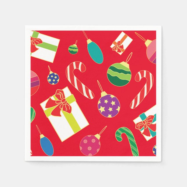 Serviette En Papier Noël (Devant)