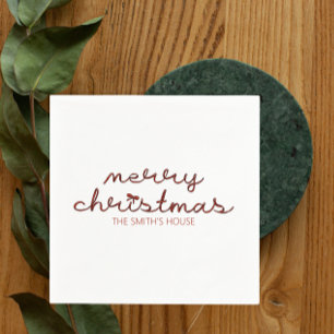 Serviette En Papier noël