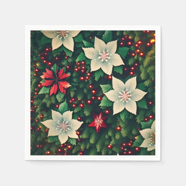 Serviette En Papier Noël (Devant)