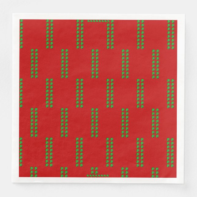Serviette En Papier Noël (Devant)