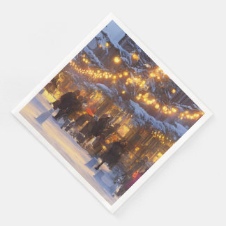 Serviette En Papier Noël à l'ancienne