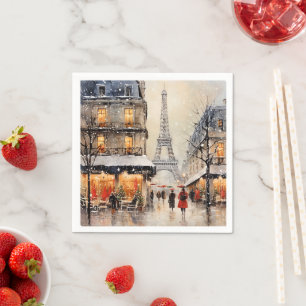 Serviette En Papier Noël à Paris,