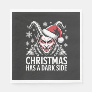 Serviette En Papier Noël a un côté sombre