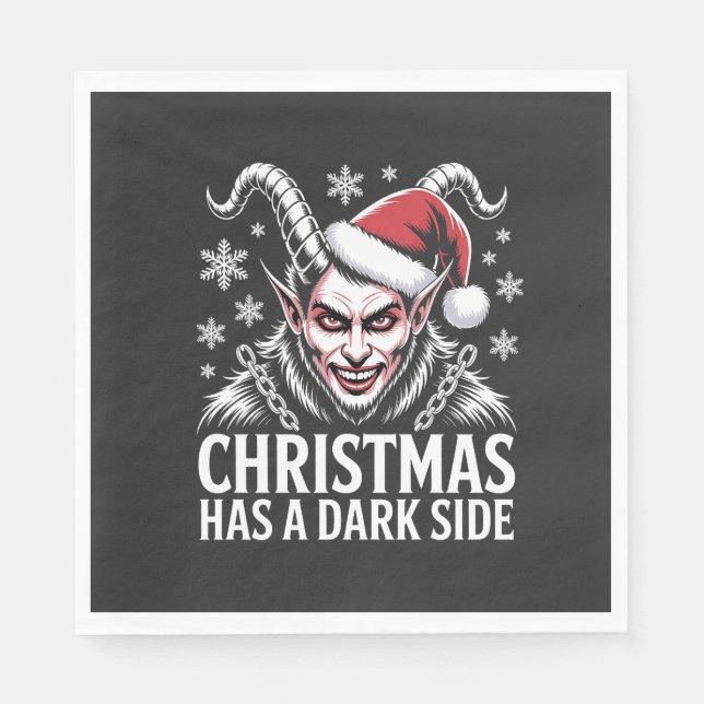 Serviette En Papier Noël a un côté sombre (Devant)