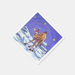 Serviette En Papier Noël aux chameaux