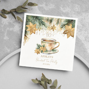 Serviette En Papier Noël Bohème fête prénuptiale d'hiver thé
