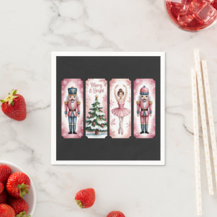 Serviette En Papier Noël Casse-Noisette Fête Cadeau de Fêtes