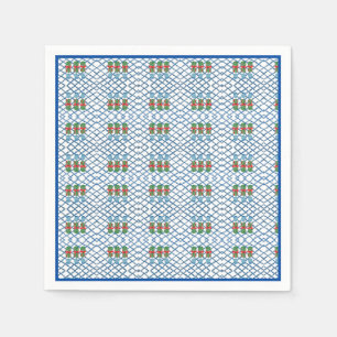 Serviette En Papier Noël Chinoiserie Bamboo Topiaries Topiary