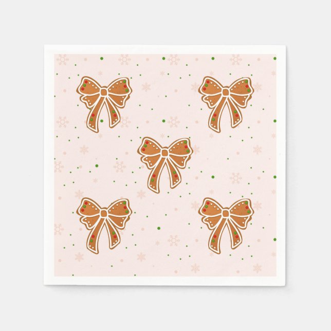 Serviette En Papier Noël Cookies (Devant)