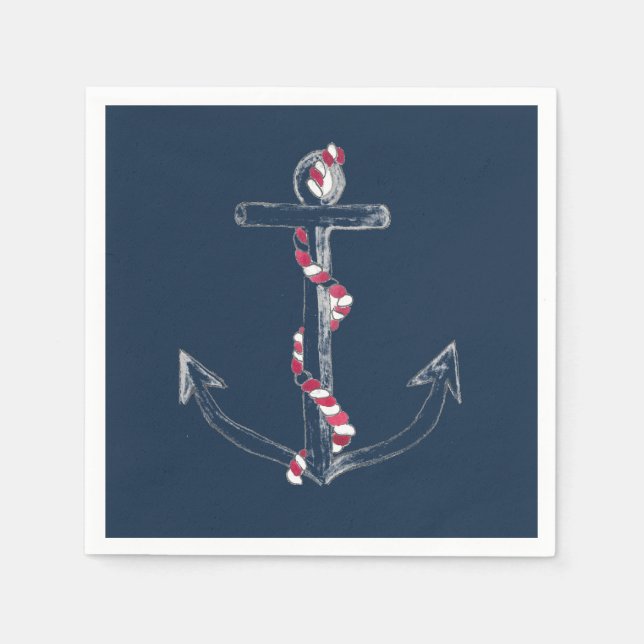 Serviette En Papier Noël côtier - serviettes (Devant)