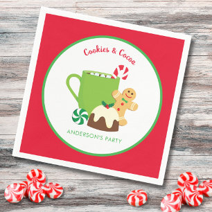 SERVIETTE EN PAPIER NOËL CUITS ET CACAO