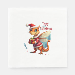 Serviette En Papier Noël des libellules confortables