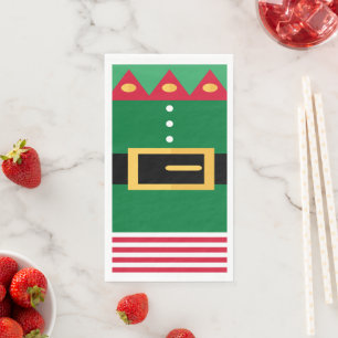 Serviette En Papier Noël Elfe Minimaliste