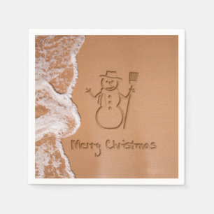 Serviette En Papier Noël en été